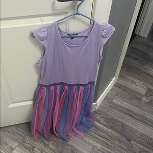 Girls' Pastel Rainbow Dress
